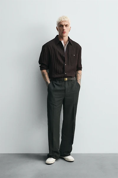 LIMITED EDITION STRIPED JACQUARD SHIRT