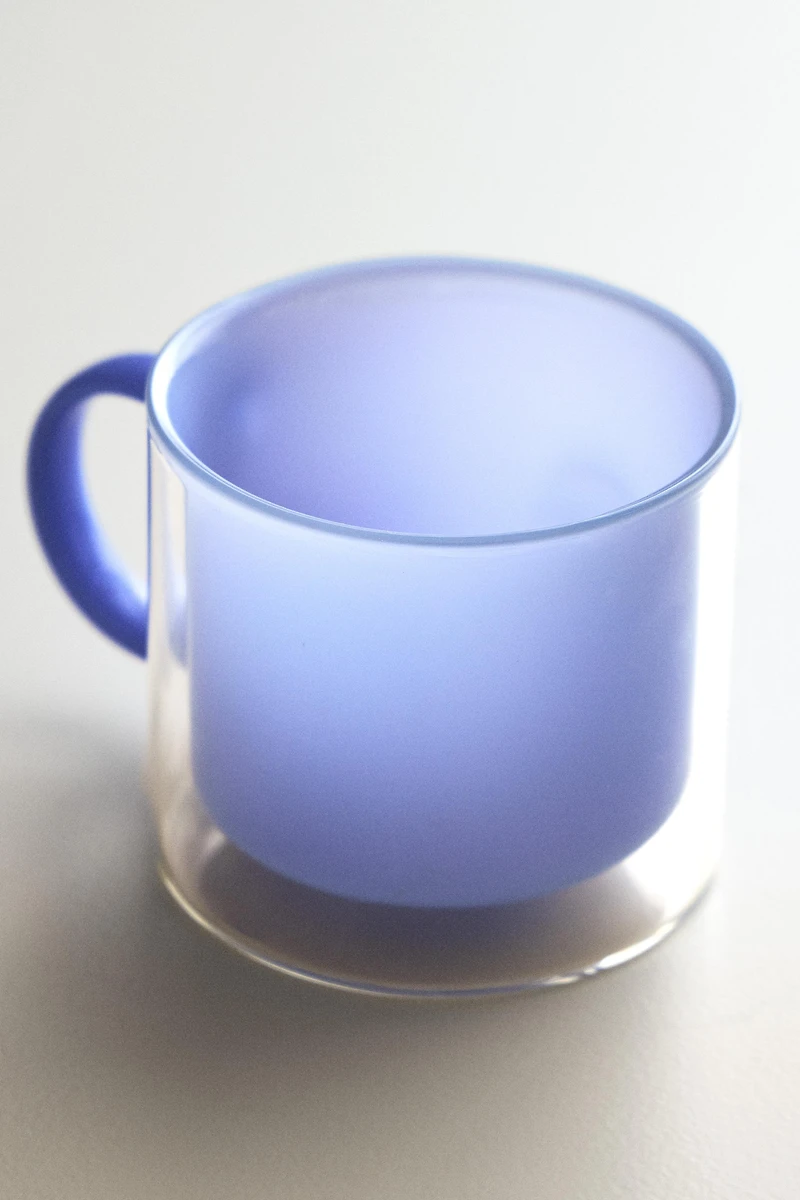 DOUBLE-WALLED BOROSILICATE GLASS MUG