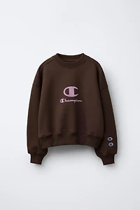 CHAMPION ® X ZARA FLOCKED TEXT SWEATSHIRT