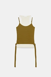 DOUBLE CONTRAST EFFECT TOP
