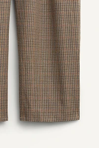 LIMITED EDITION WOOL PLAID SUIT PANTS