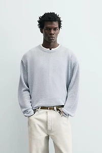 REGULAR FIT 100% LINEN JUMPER