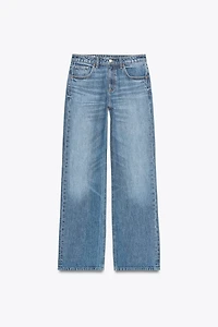 TRF MID-RISE WIDE LEG JEANS