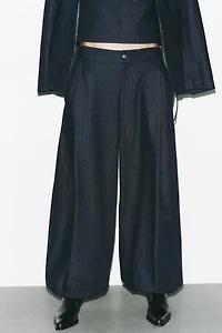 PANTALON BOMBACHO DENIM TRF