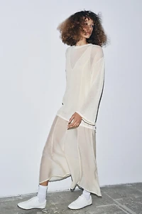LONG COMBINATION DRESS