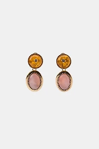 STONE SHAPE EARRINGS