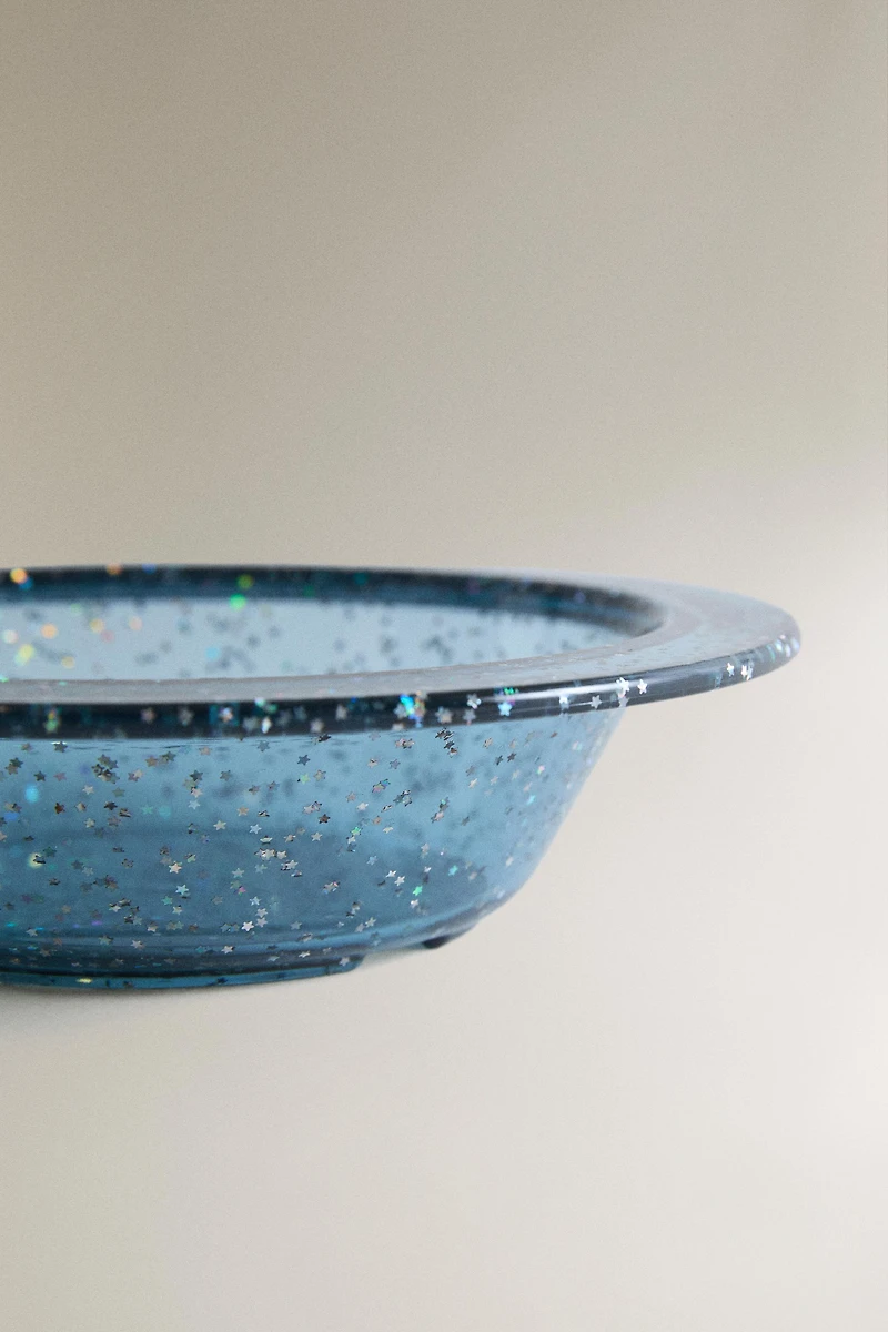 KIDS' TRITAN™ STAR GLITTER PLATE