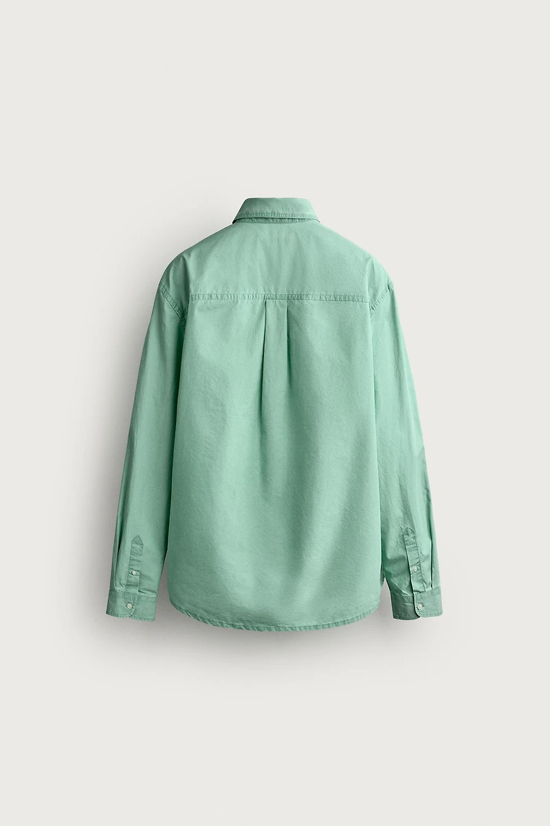 WASHED REGULAR FIT SHIRT
