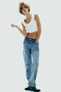 BUTTONED COLLAR TOP