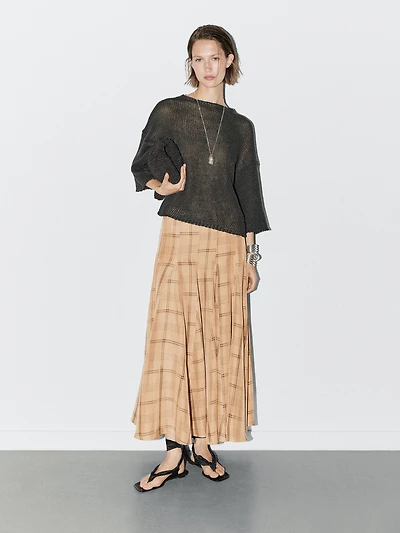 Oversize short sleeve sweater - STUDIO