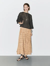 Oversize short sleeve sweater - STUDIO