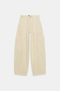 Z1975 MID-RISE BARREL CARGO JEANS