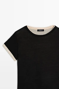 Double-layer short sleeve T-shirt