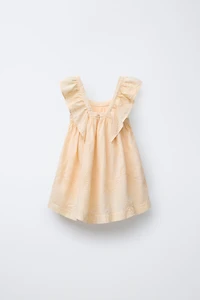 FLORAL EMBROIDERED DRESS