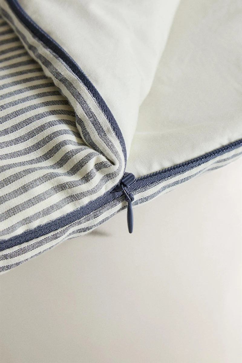 STRIPED COTTON CARRYCOT BABY WRAP