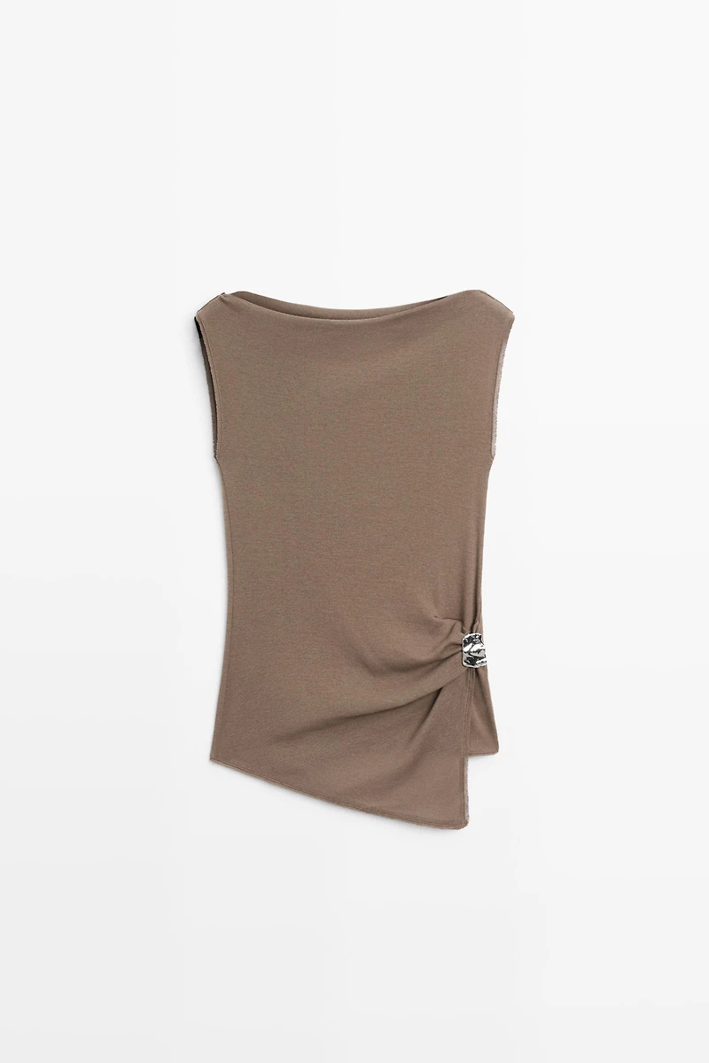 100% cotton knit top