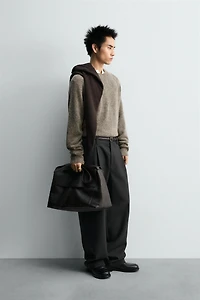 TEXTURED RELAXED FIT JUMPER