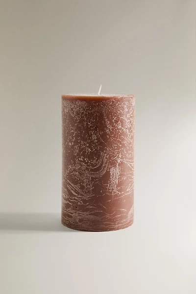SALTED CARAMEL CYLINDRICAL SCENTED CANDLE