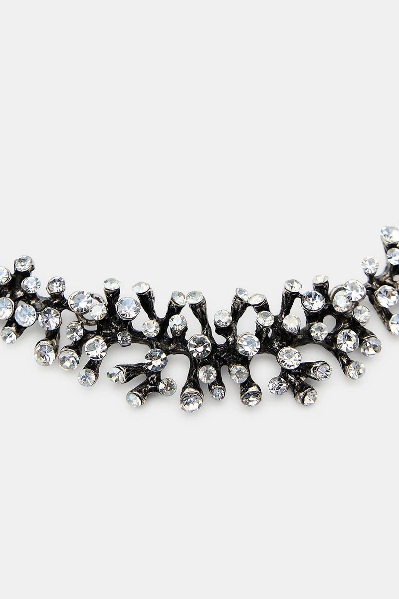 SPARKLY CHOKER NECKLACE