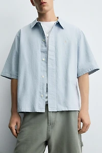 CHEMISE EN DENIM BRODÉ