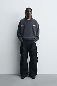 COMBINED PRINT SWEATSHIRT