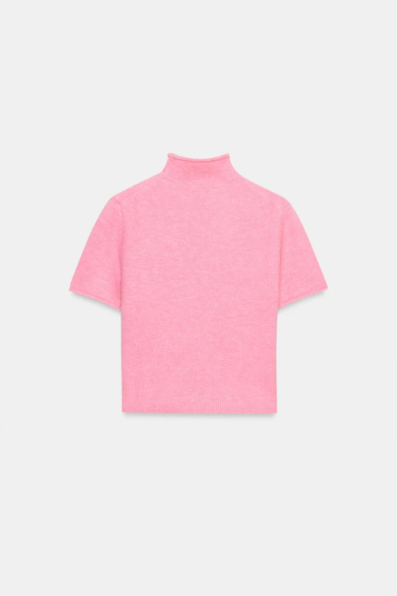 SOFT KNIT SHORT SLEEVE JUMPER