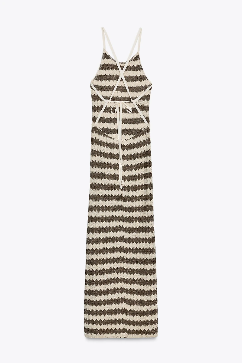 STRIPED RUSTIC DRESS