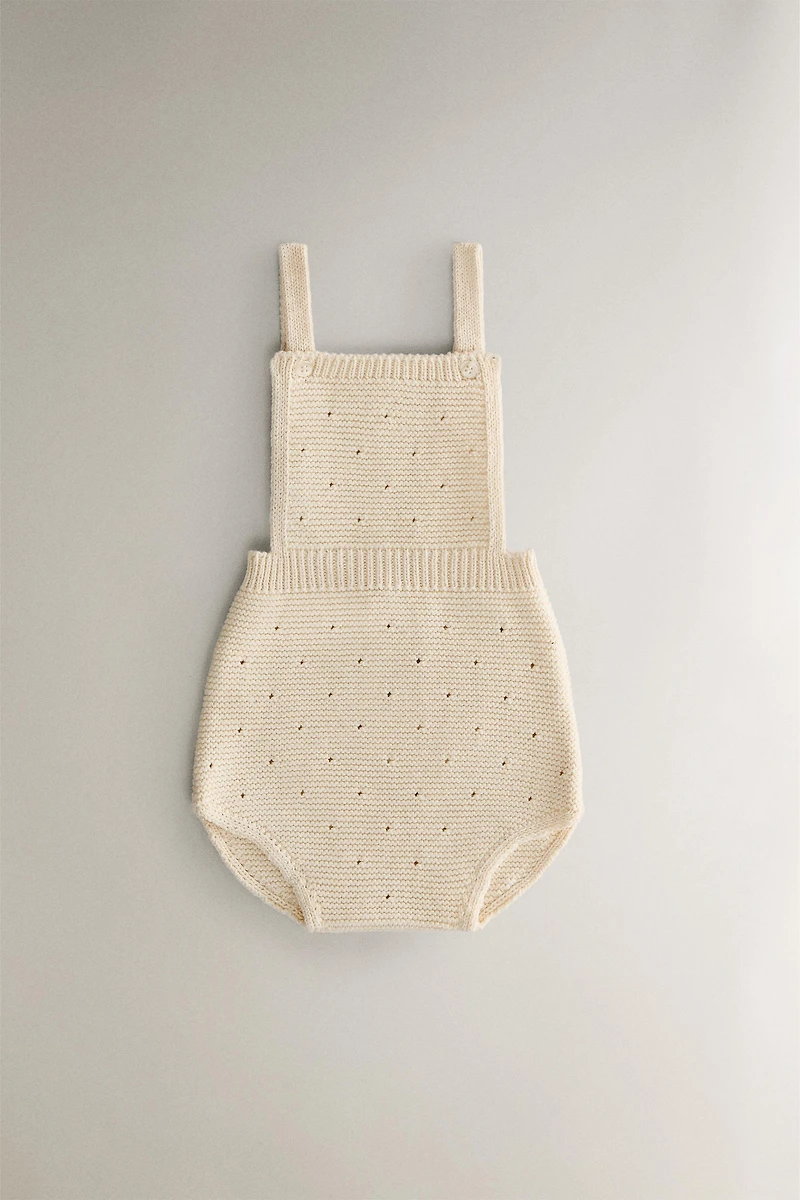 CHILDREN’S CHUNKY KNIT DUNGAREES