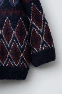 JACQUARD KNIT SWEATER