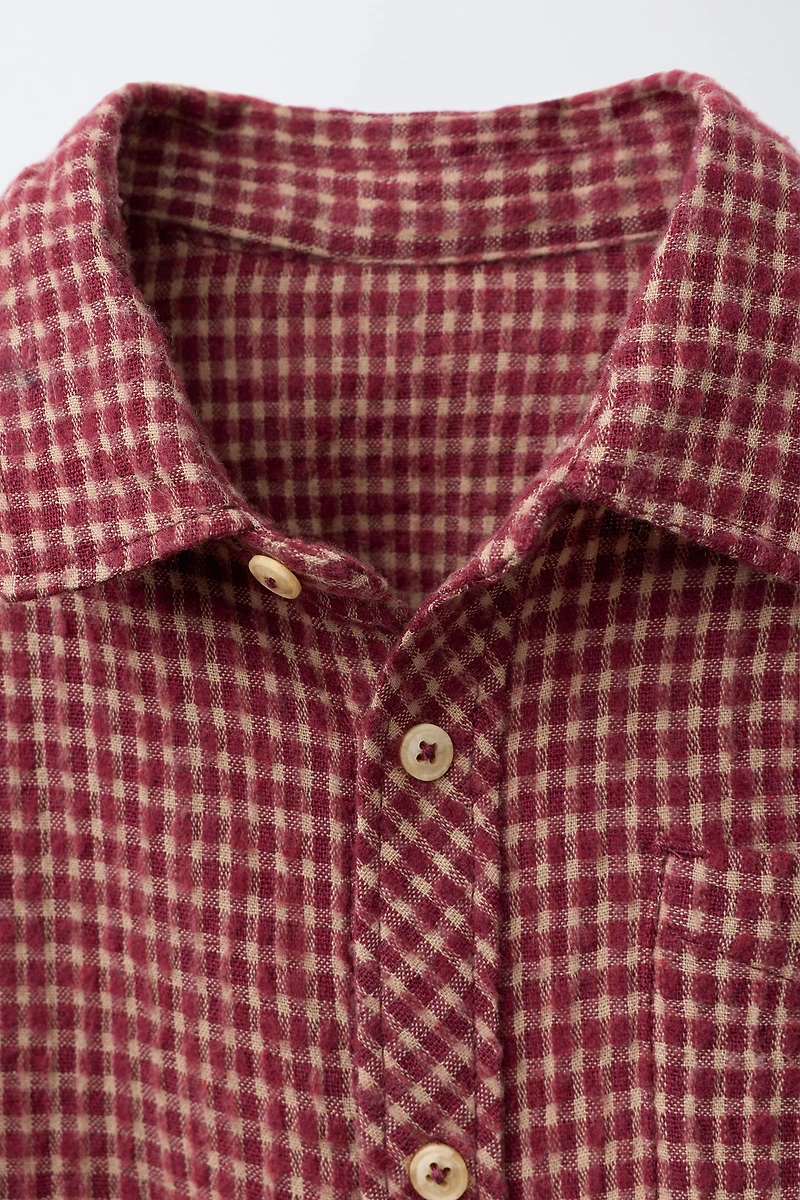 PLAID POCKET SHIRT