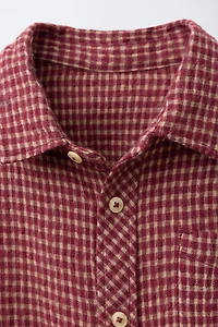 PLAID POCKET SHIRT