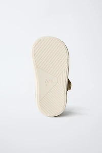 BAREFOOT LEATHER BALLET FLATS