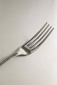 SHINY STEEL DESSERT FORK