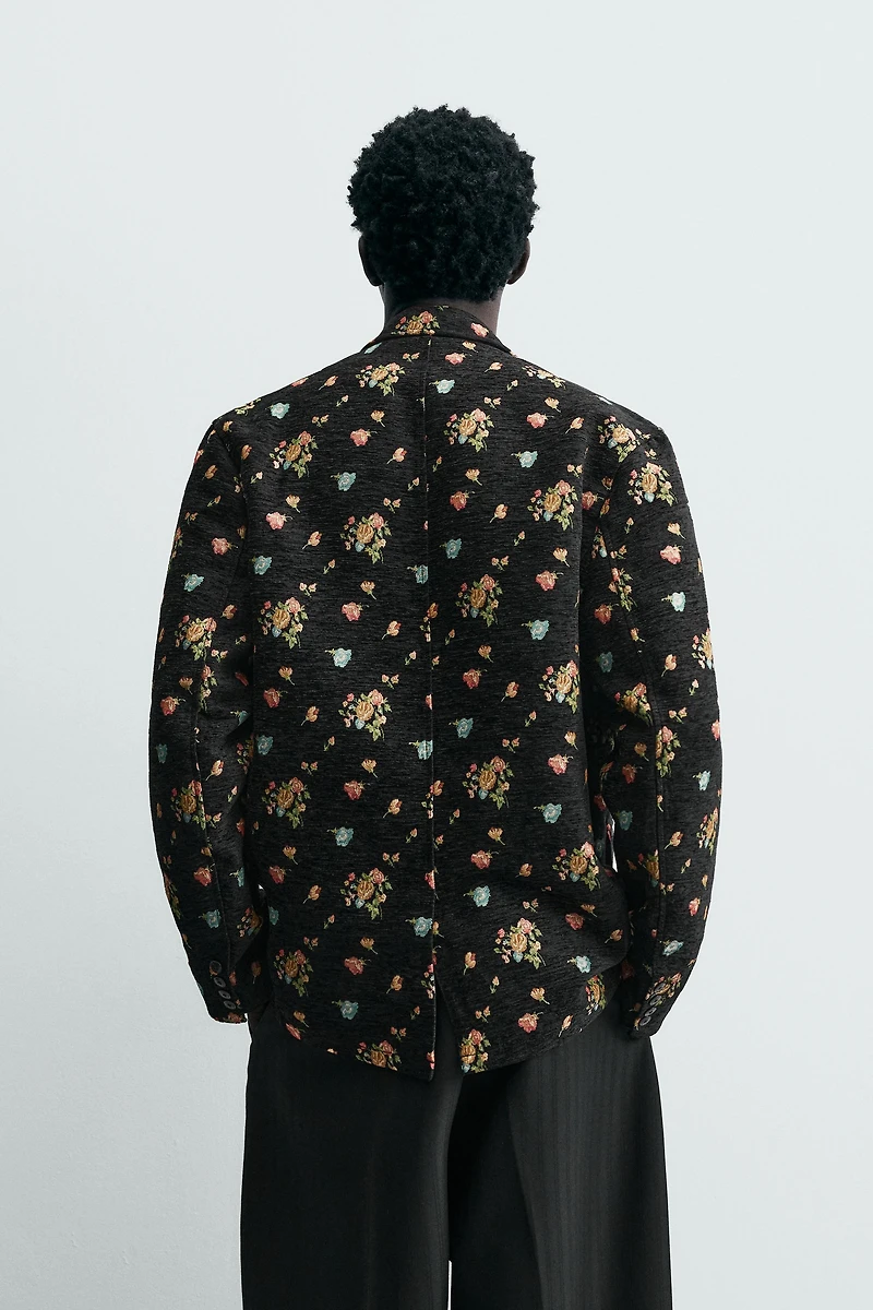 LIMITED EDITION FLORAL JACQUARD BLAZER