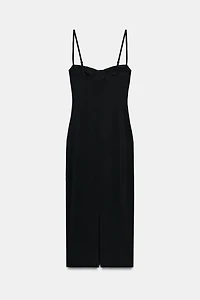 POLYAMIDE MIDI DRESS