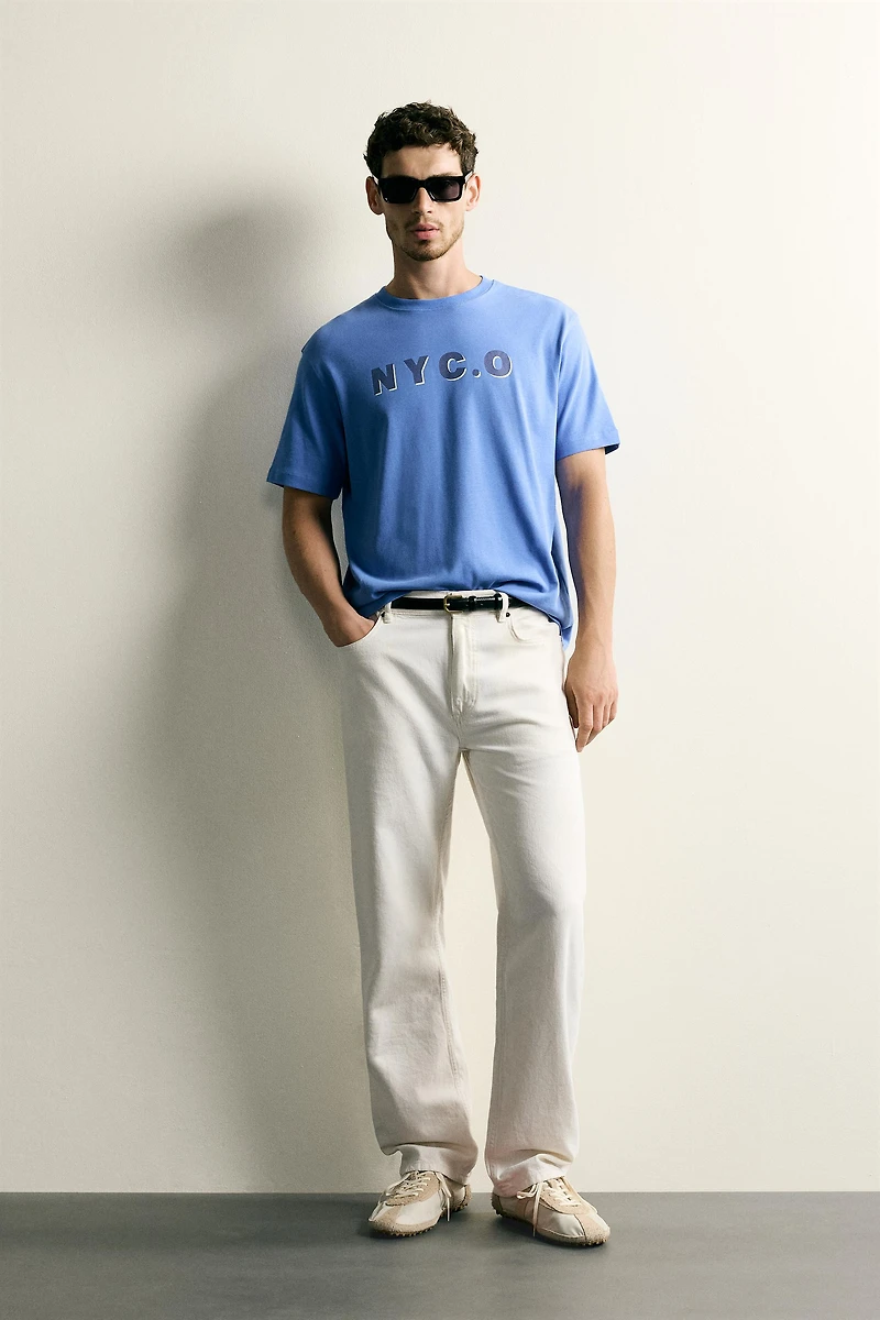 RELAXED FIT PRINTED T-SHIRT