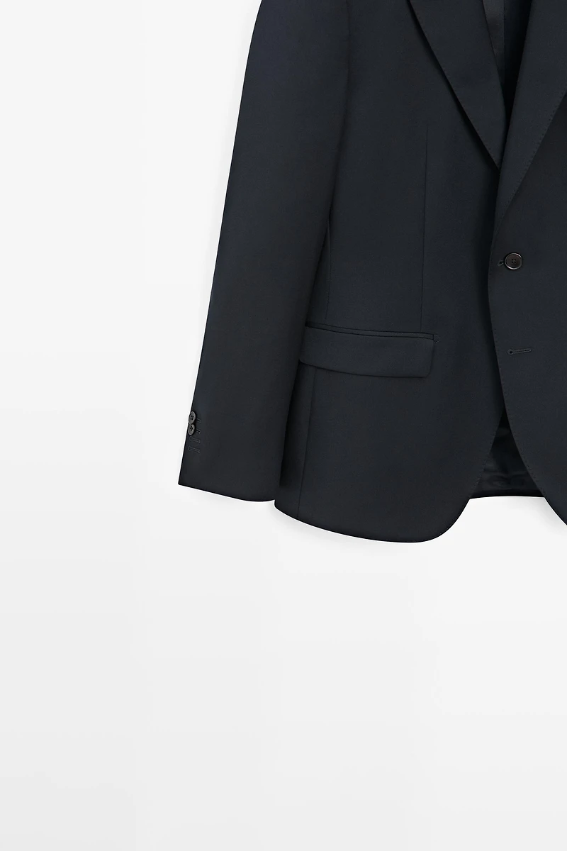100% virgin wool suit blazer