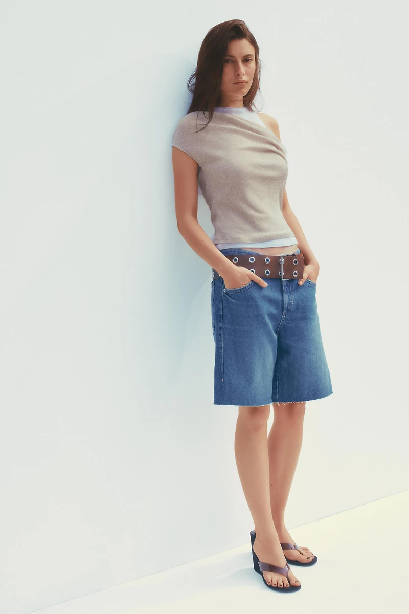 T-SHIRT ASYMÉTRIQUE DOUBLE