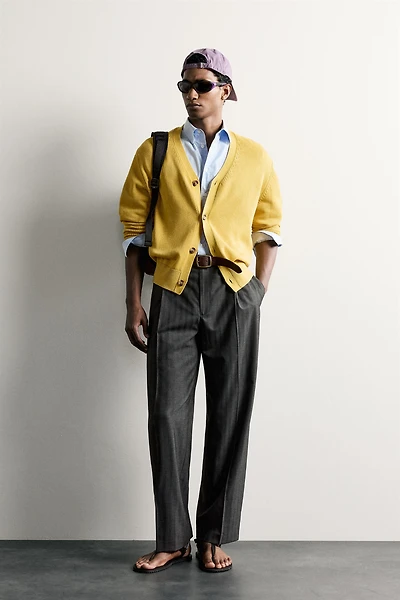 COTTON REGULAR FIT CARDIGAN