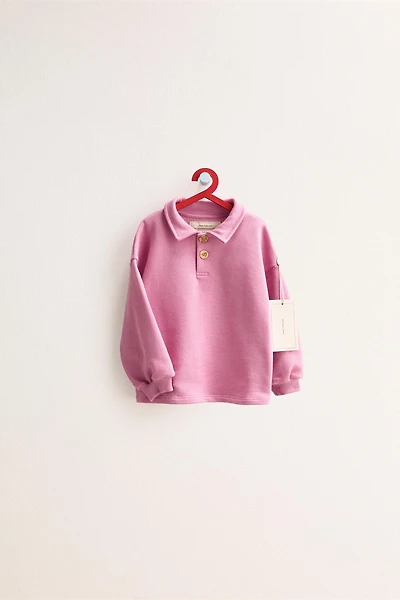 ZARA TIMELESS - PLAIN POLO NECK SWEATSHIRT