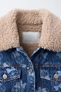MINNIE MOUSE © DISNEY FLEECE TRIM DENIM JACKET