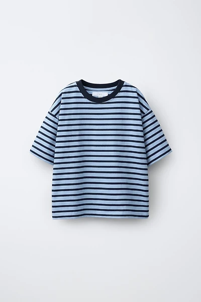 HEAVY WEIGHT STRIPED T-SHIRT