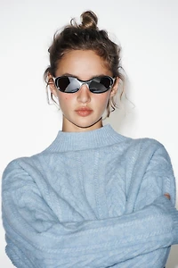 80% WOOL CABLE-KNIT JUMPER SKI COLLECTION