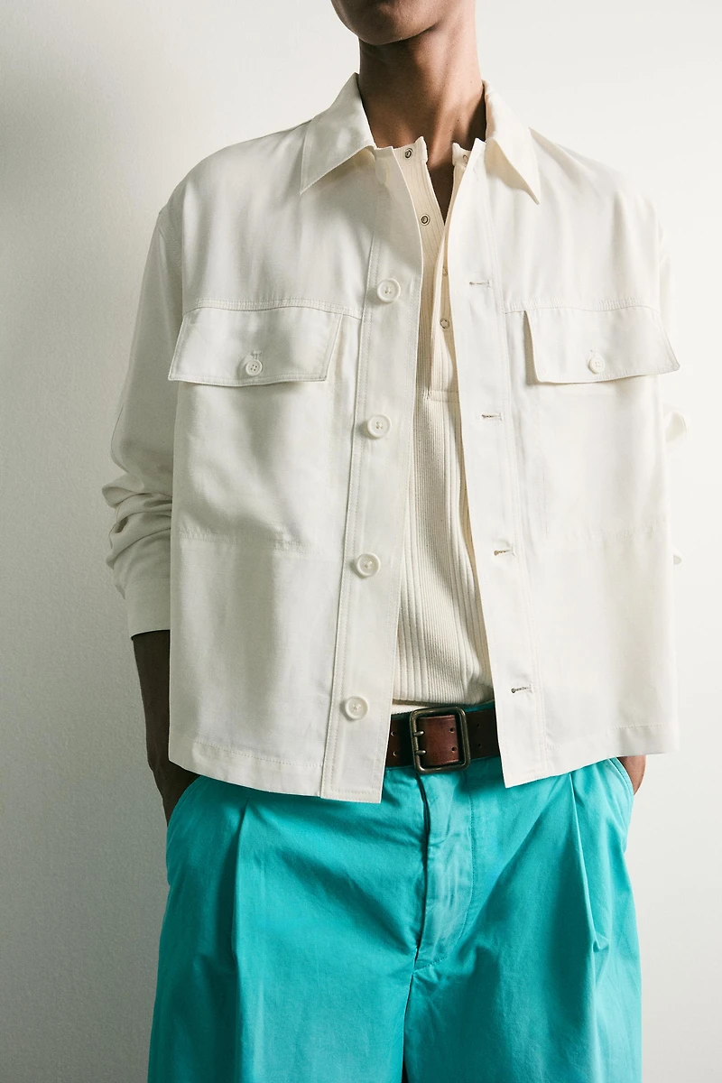 FLUID RELAXED FIT OVERSHIRT