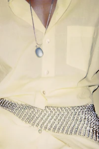 2-PACK NECKLACES WITH PIECES AND BOTTLE