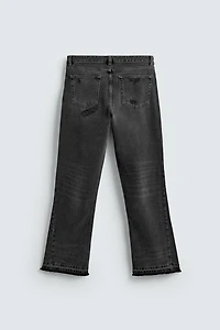 RIPPED FLARE FIT JEANS