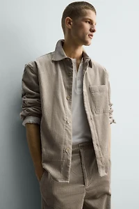 RELAXED FIT CORDUROY OVERSHIRT