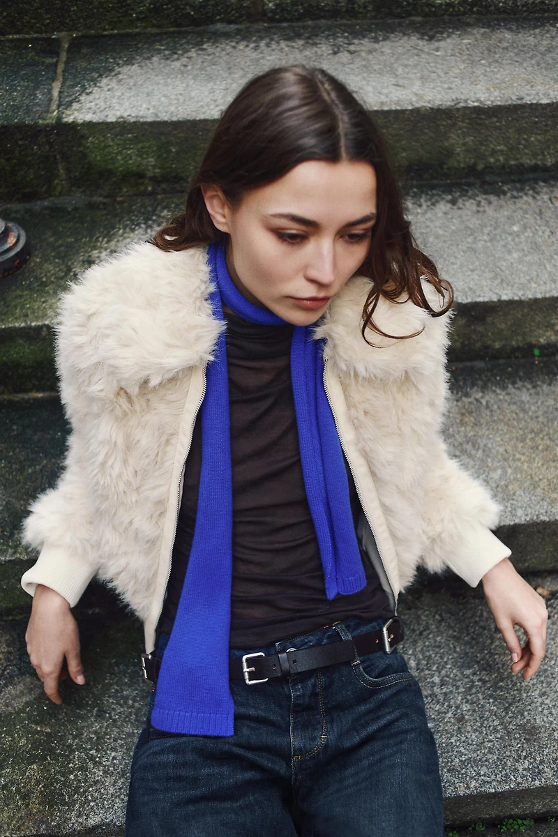 BOMBER EFFET FOURRURE