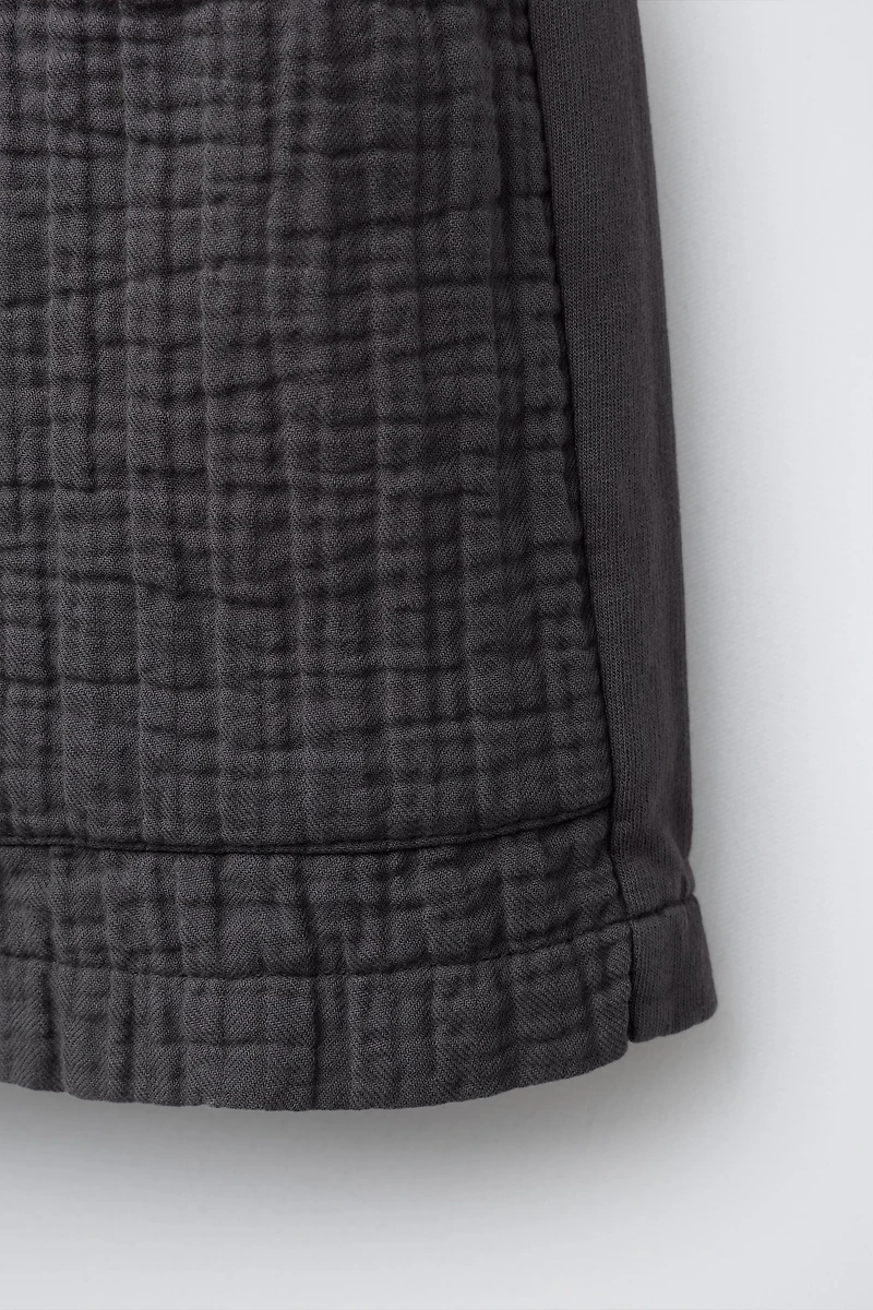 COMBINED TEXTURED SHORTS
