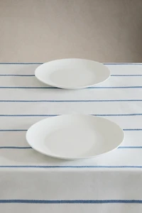 EMBROIDERED STRIPE TABLECLOTH